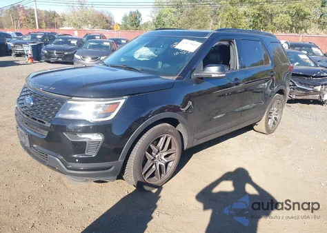2018 Ford Explorer Sport z USA, uszkodzony, nr VIN 1FM5K8GT1JGC38622